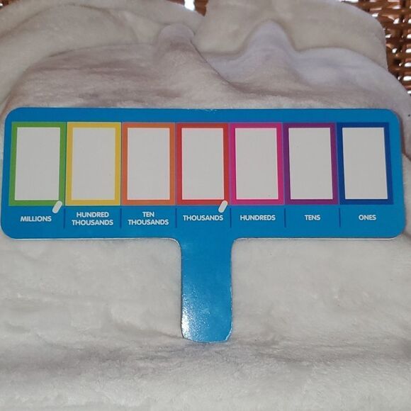 Place Value Dry Erase Paddle Set of 4 Homeschool - Picture 2 of 9
